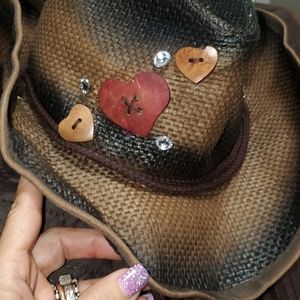 Cowgirl hat "CUSTOME" one of a kind & NEW